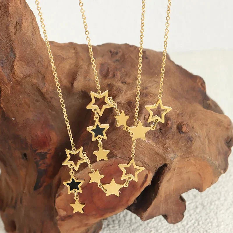 Sparkling Celestial Night Sky Necklace