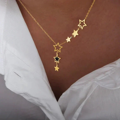 Sparkling Celestial Night Sky Necklace