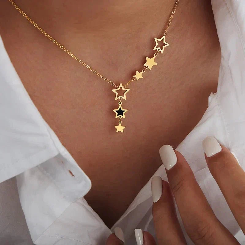 Sparkling Celestial Night Sky Necklace - Luxicro