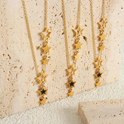 Sparkling Celestial Night Sky Necklace