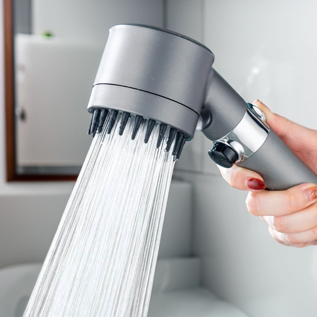 Advanced Shower Head with Purifier and 3 Spray Modes - Luxicro