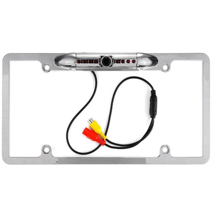 HD Car Plate Frame Rear View Camera