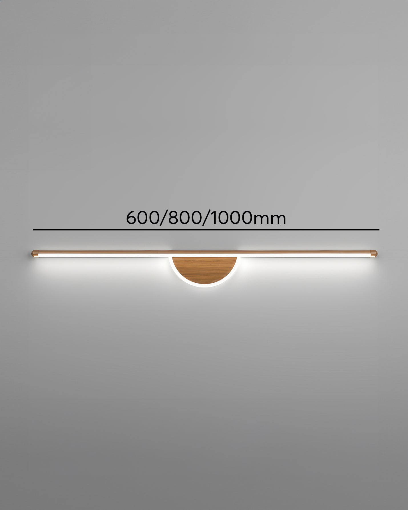Contemporary Curved Wood Wall Light