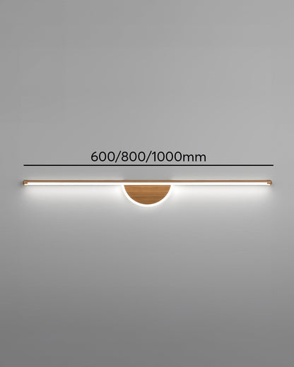 Contemporary Curved Wood Wall Light