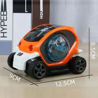Glowing LED Musical Spin Car Toy