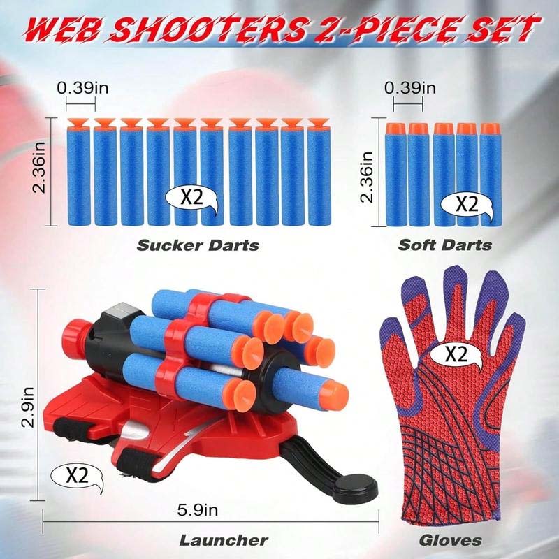 Spiderman Glove Launcher Web Blaster Toy