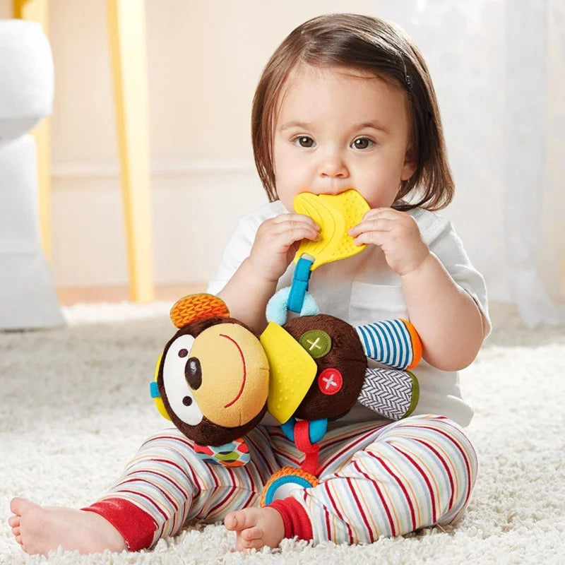 Cute Infant Rattle Teether Toy