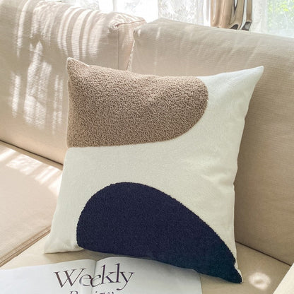 Modern Living Room Sofa Cover | Plain Soft Cushion Pillowcase
