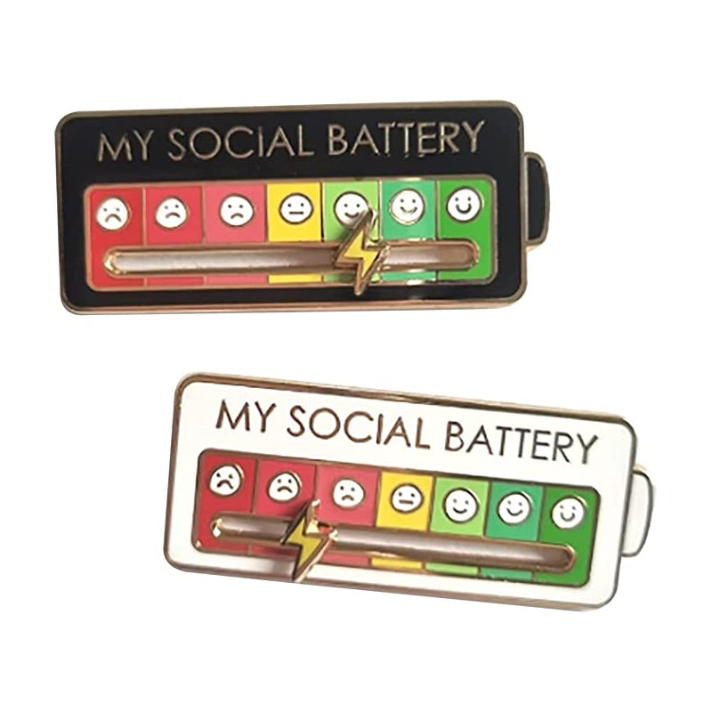 Fun Emotional State Pin Badge