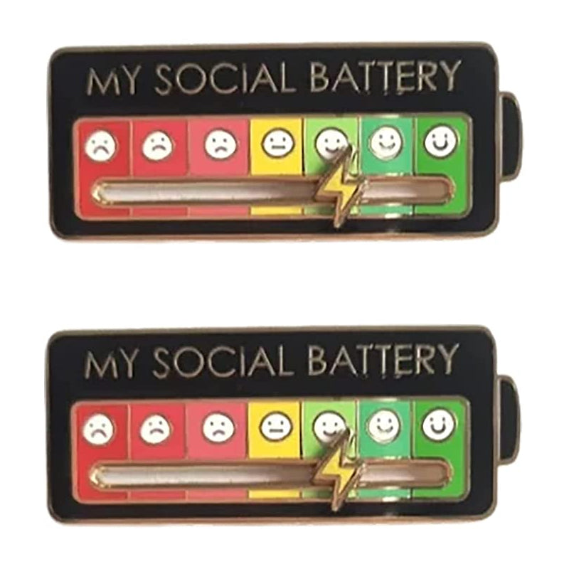 Fun Emotional State Pin Badge