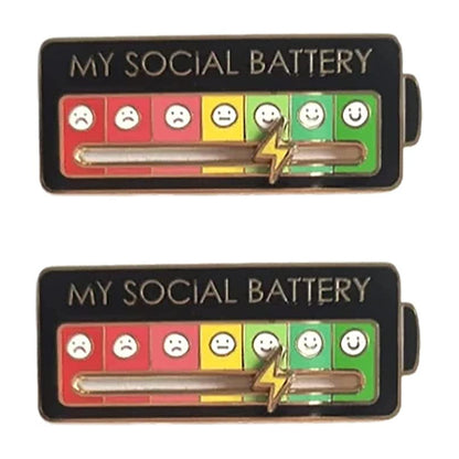 Fun Emotional State Pin Badge