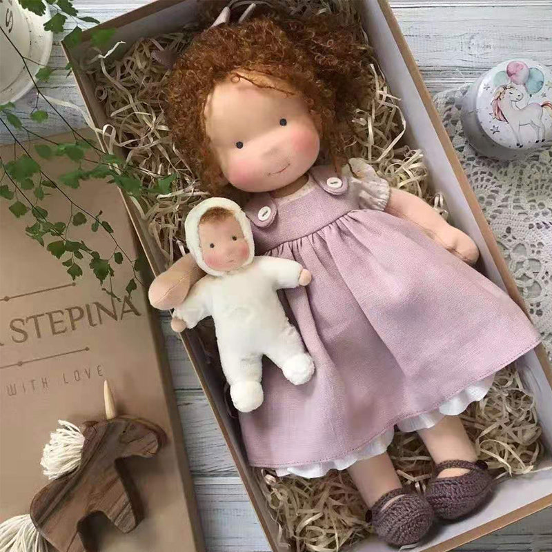 Artisan Wooden Baby Doll