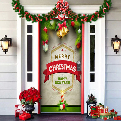 Fun Holiday Elf Door Decoration Wrap