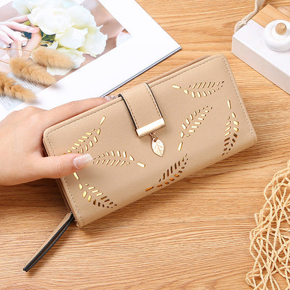 Fashionable Ladies Floral Large Wallet - Luxicro