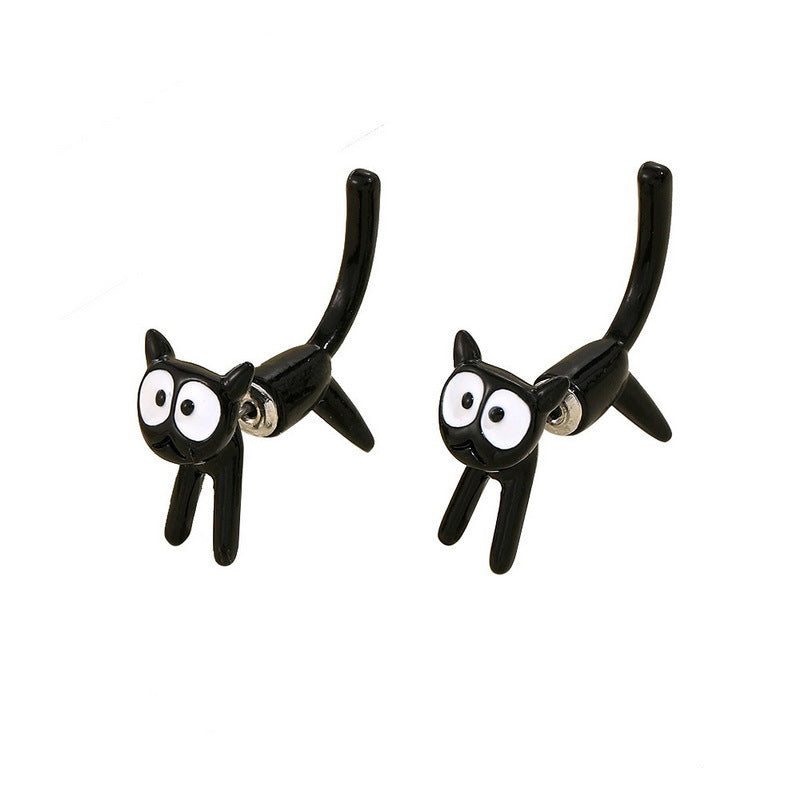 Cute Kitty Drop Earrings