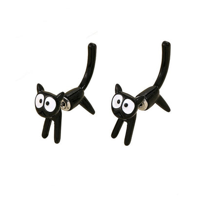 Cute Kitty Drop Earrings