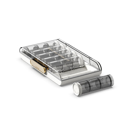 Compact Travel Weekly Pill Organizer - Luxicro