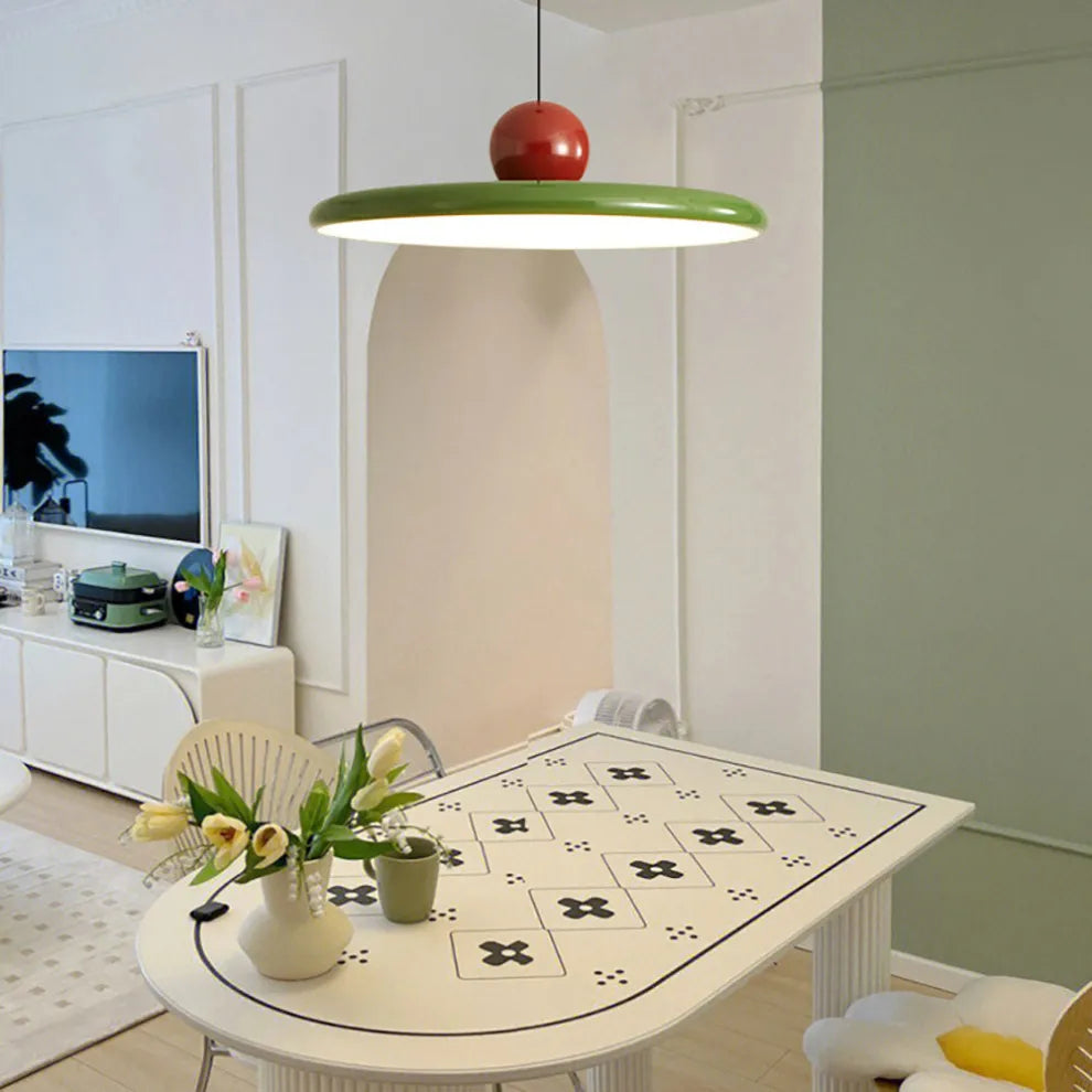 Contemporary Silver LED Pendant Light Fixture