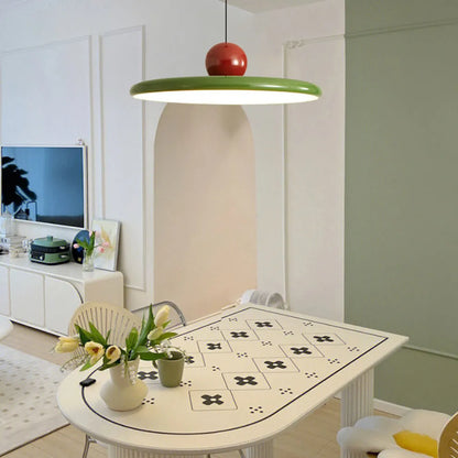 Contemporary Silver LED Pendant Light Fixture