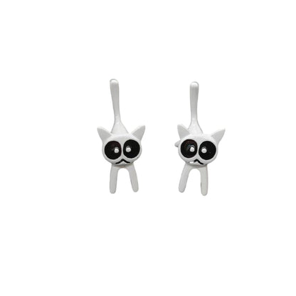 Cute Kitty Drop Earrings - Luxicro