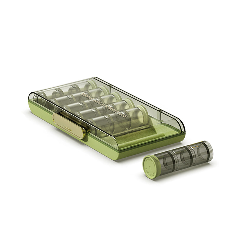 Compact Travel Weekly Pill Organizer