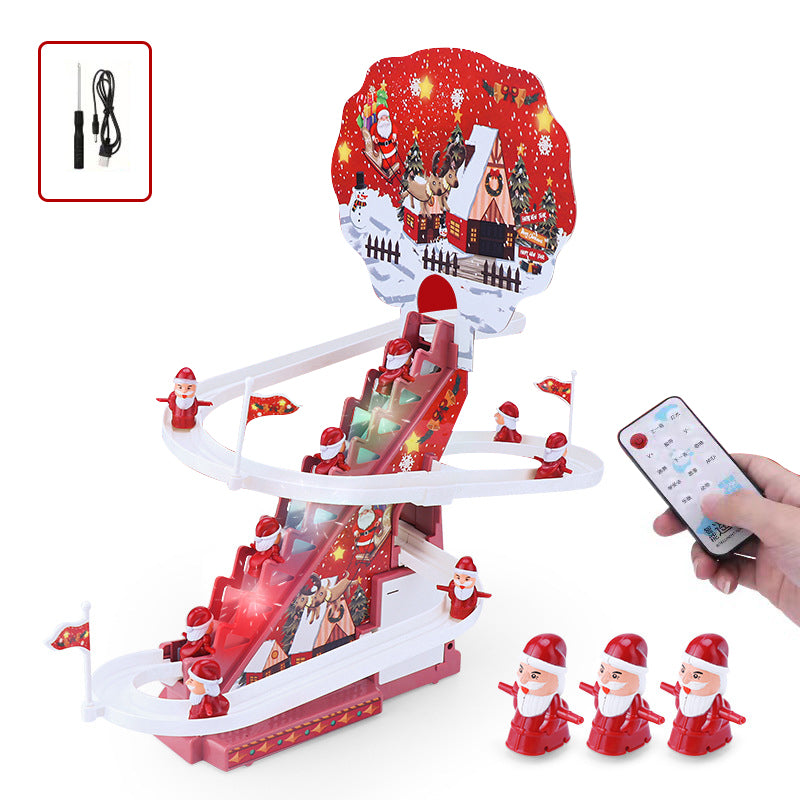 Colorful Holiday Train Table Set