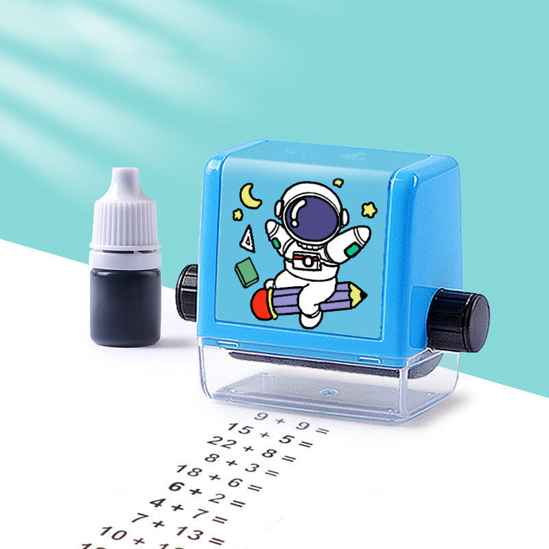 Colorful Learning Stamp Roller Tool