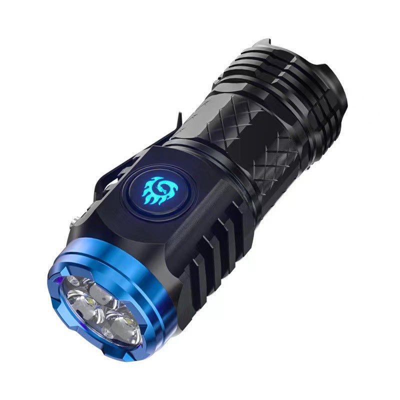 Small LED Flashlight with Colorful Style