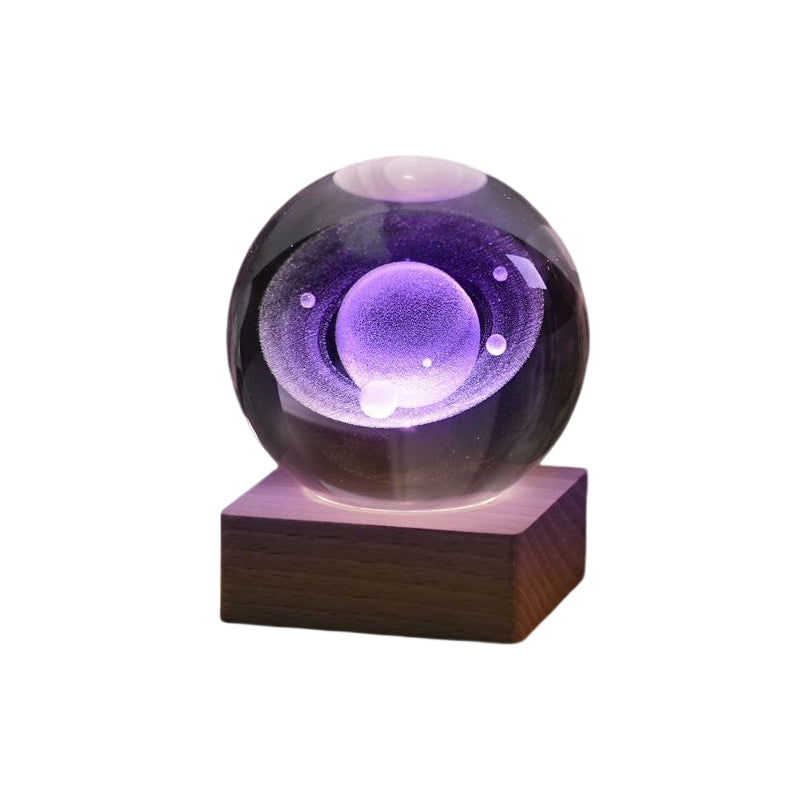Vibrant Globe Desk Lamp Night Light Decor