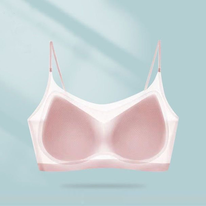 Lightweight Comfortable Airy Sports Bra in Soft Silk