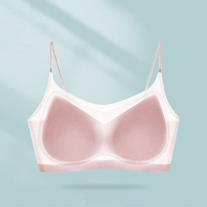 Lightweight Comfortable Airy Sports Bra in Soft Silk