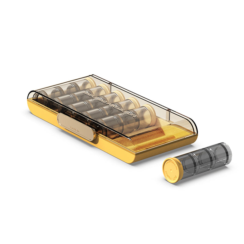 Compact Travel Weekly Pill Organizer