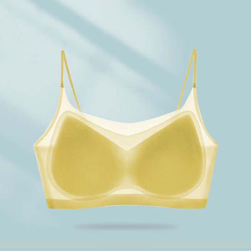 Lightweight Comfortable Airy Sports Bra in Soft Silk