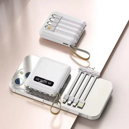 Portable 4-in-1 Quick Charge Power Bank