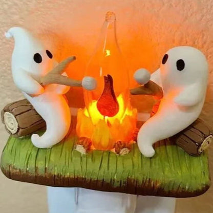 Cozy Ambient Electric Fireplace Lamp