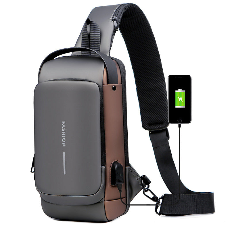 Waterproof USB Sling Daypack
