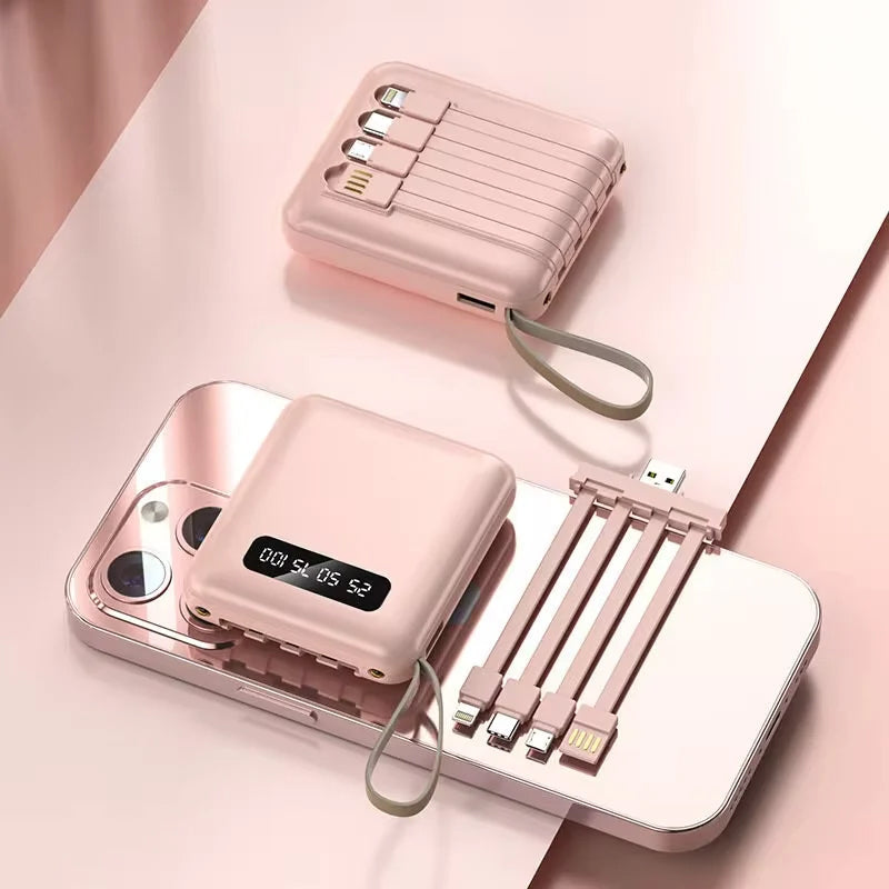 Portable 4-in-1 Quick Charge Power Bank