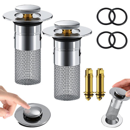 Simple Install Bathroom Drain Hair Catcher