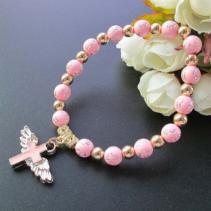 Fashionable Cross Chain Cuff Bracelet
