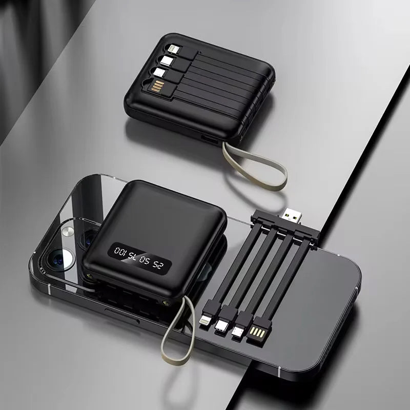 Portable 4-in-1 Quick Charge Power Bank