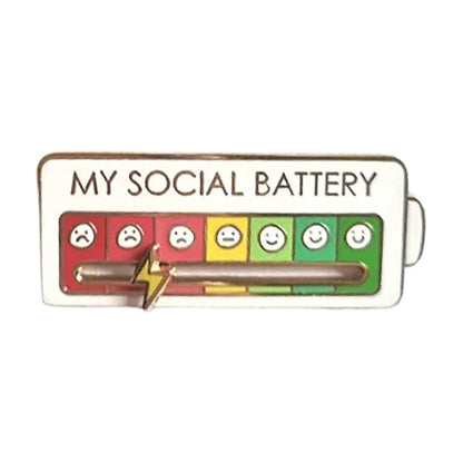 Fun Emotional State Pin Badge