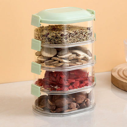 Compact Adjustable Spice Storage Box