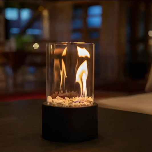 Compact Smokeless Indoor Tabletop Fire Bowl - Luxicro