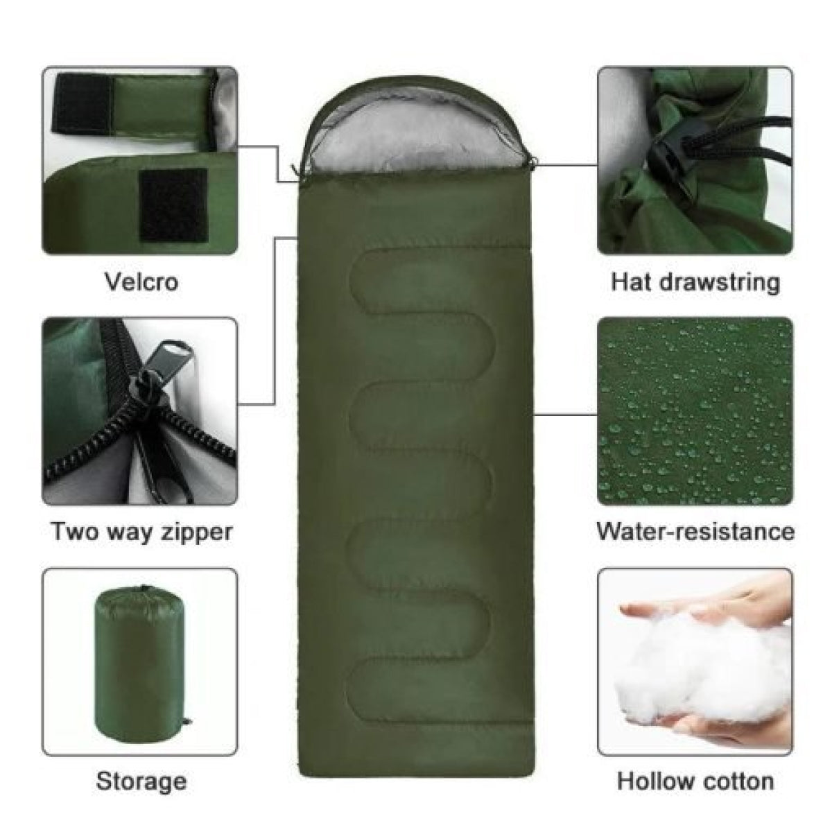 Compact Lightweight Camping Sleeping Bag