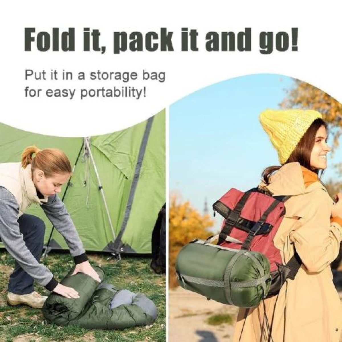 Compact Lightweight Camping Sleeping Bag