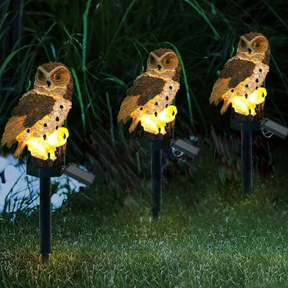 Outdoor LED Owl Yard Light