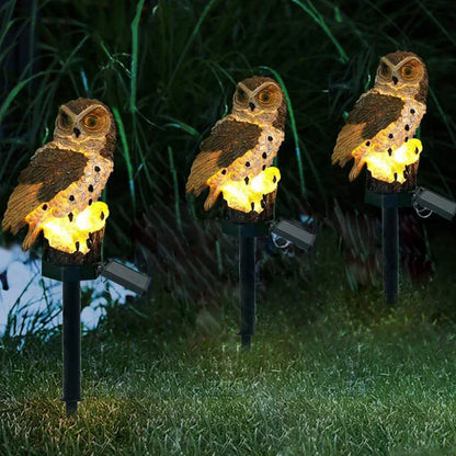 Eco Friendly Garden Owl Light
