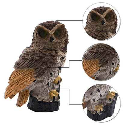 Eco Friendly Garden Owl Light