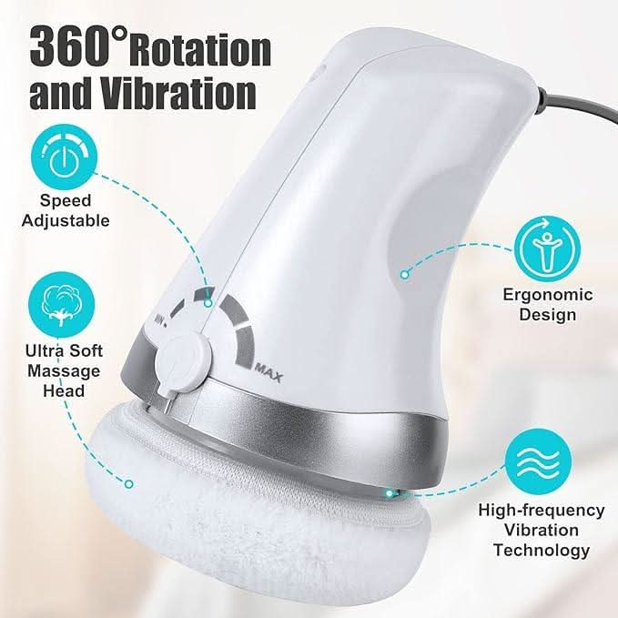 Premium Body Massager with 6 Interchangeable Heads