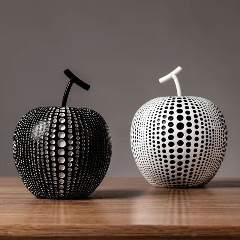 Cute Polka Dot Apple Figurine Decoration